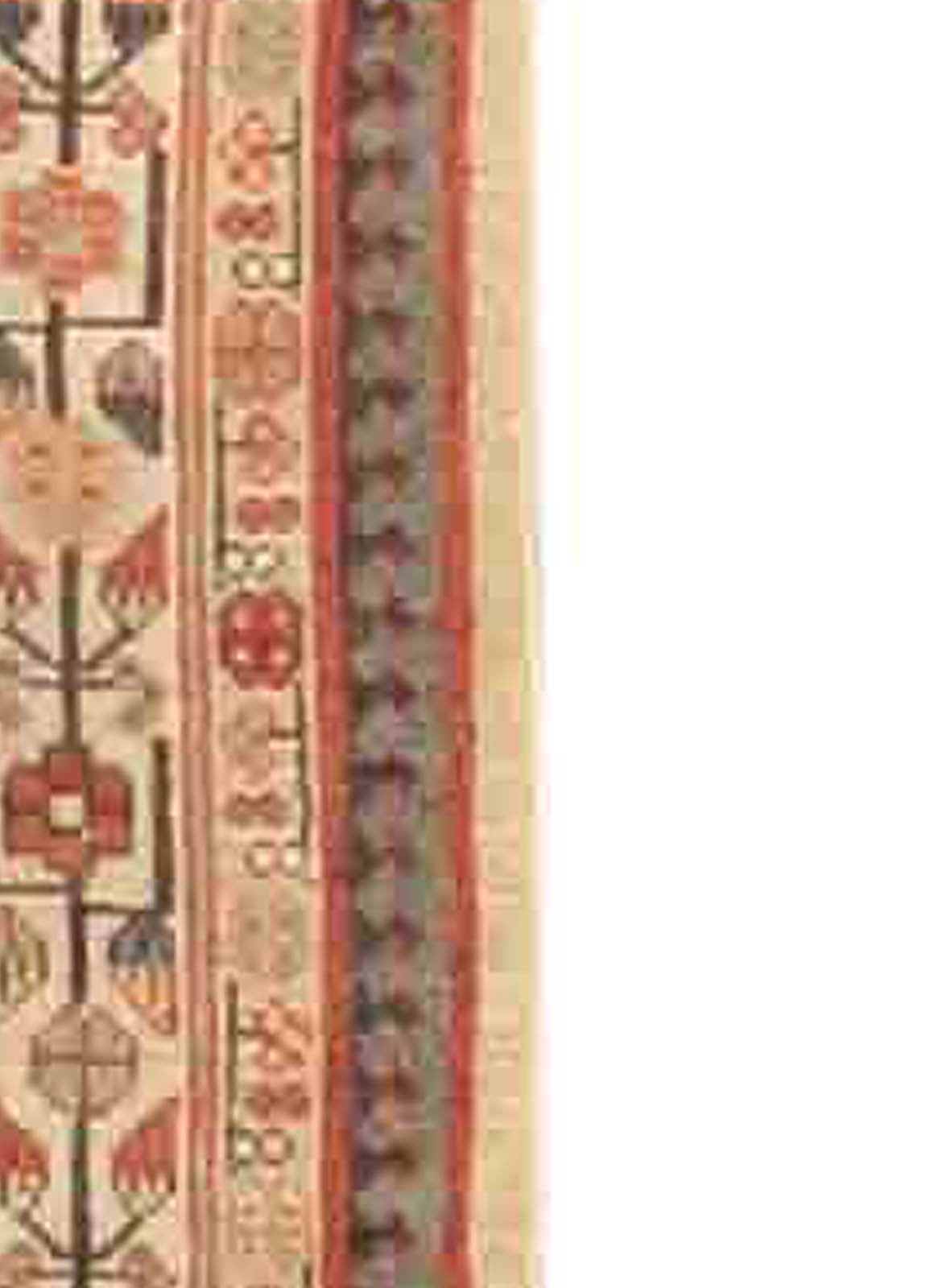 Hand-Woven Antique Hamadan Runner Rug
