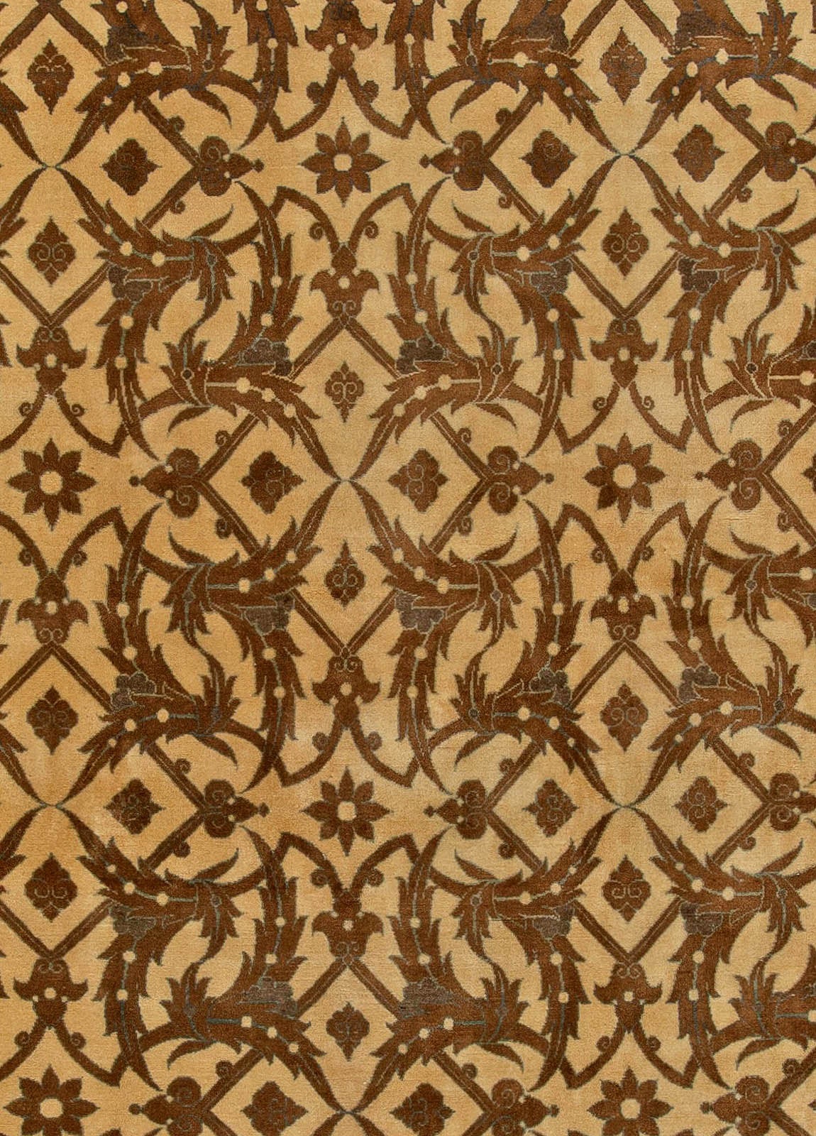 Vintage Indian Brown Rug
Size: 18'0