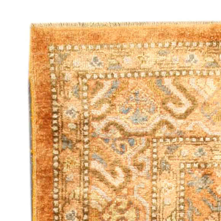 Silk Samarkand Khotan rug.