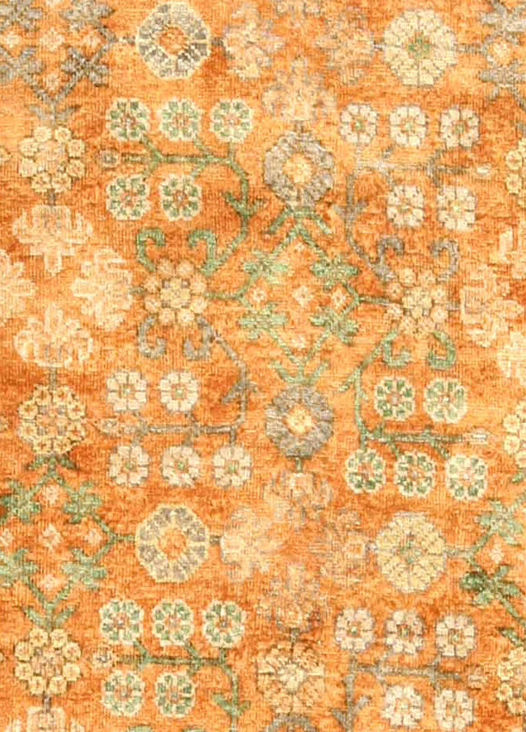Persian Silk Samarkand Khotan Rug