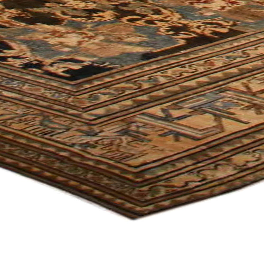 Antique Persian Malayer rug.