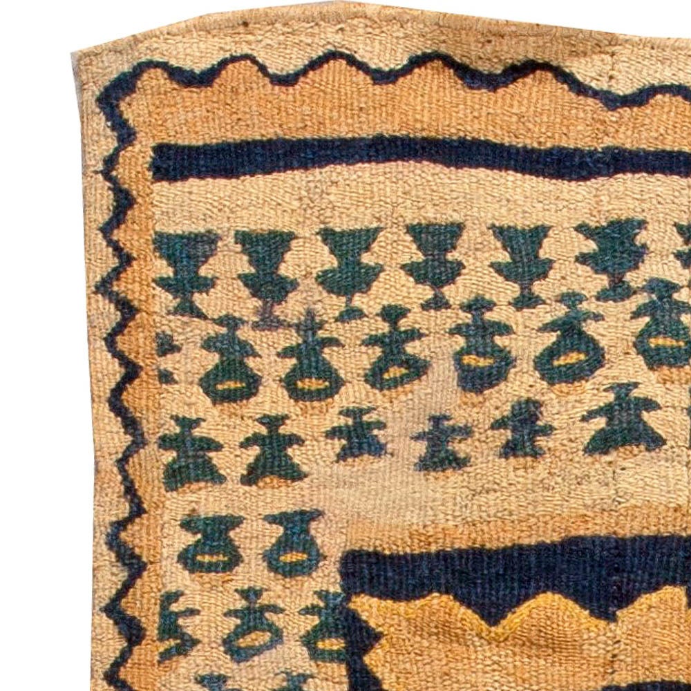 Vintage Spanish Flat-Weave Rug