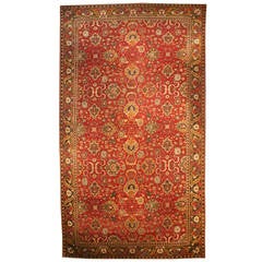 Antique Indian Agra Rug 5