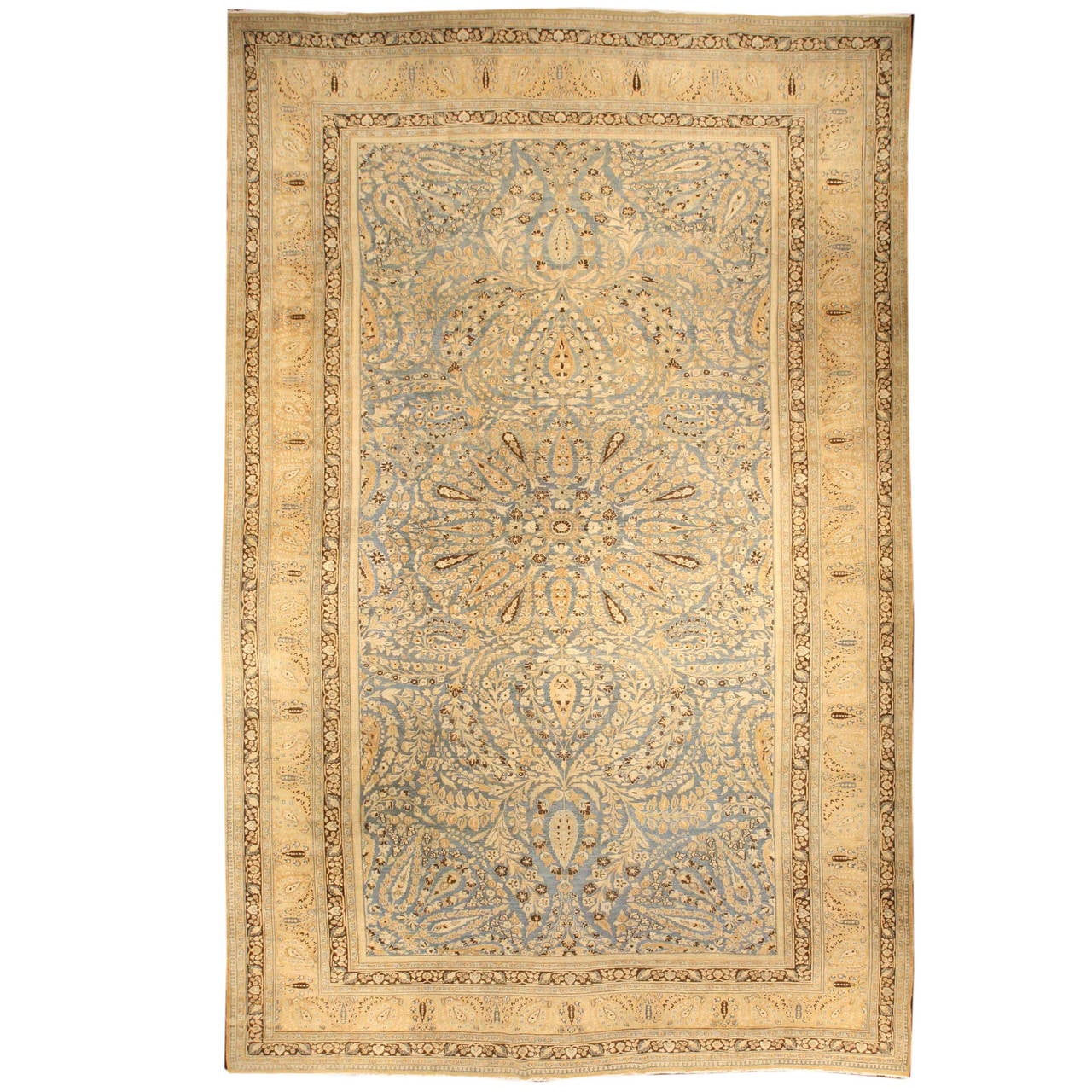Antique Persian Teheran Rug For Sale at 1stDibs