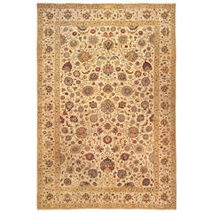 Antique Persian Tabriz Rug 8