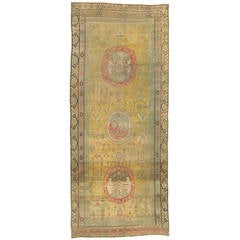 Antique Samarkand ( Khotan ) Rug 9