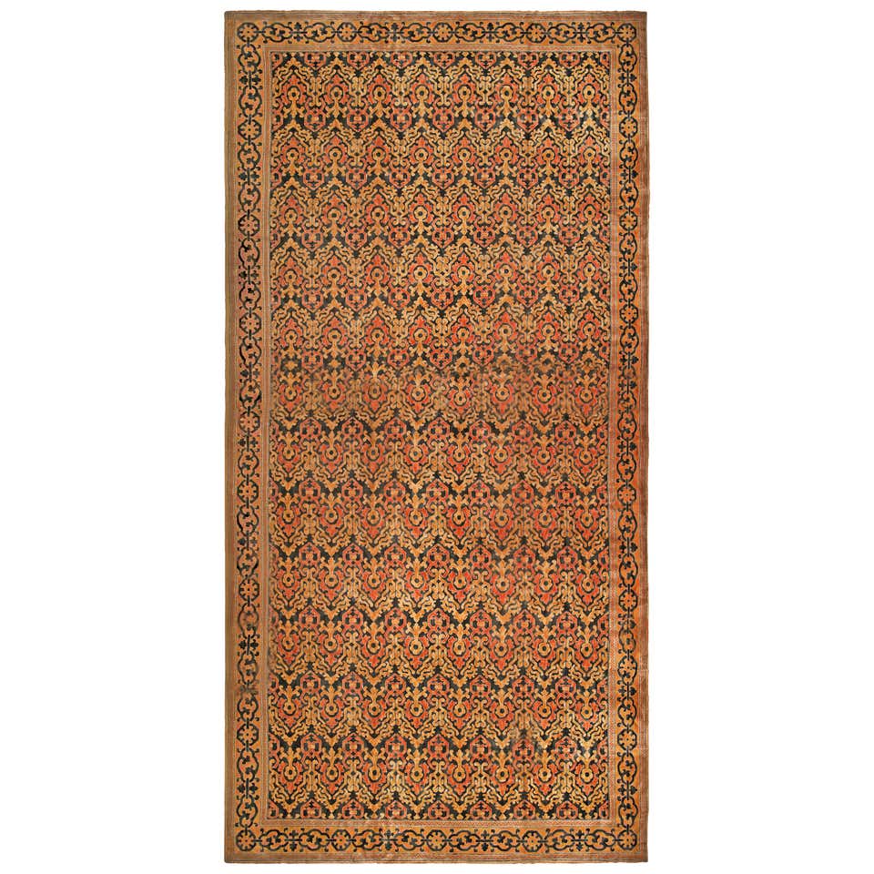 Vintage Spanish Rug. Size: 8 ft x 9 ft 3 in (2.44 m x 2.82 m) For Sale ...