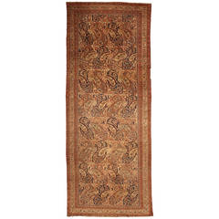 Antique Persian Malayer Runner Rug 8
