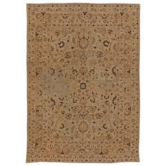 Antique Persian Tabriz Rug 9