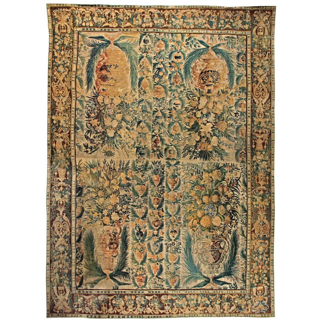 Antique Tapestry Rug For Sale at 1stdibs