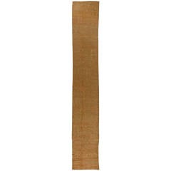 Antique Turkish Oushak Runner Rug 4