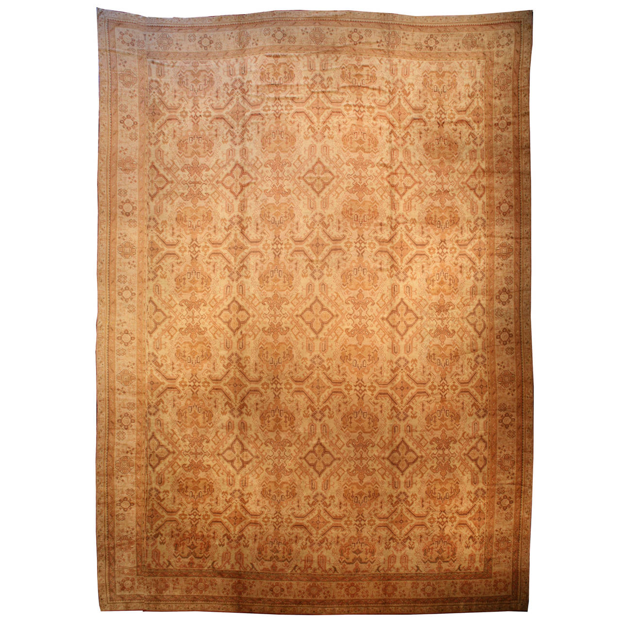 Antique Turkish Oushak Rug For Sale at 1stdibs