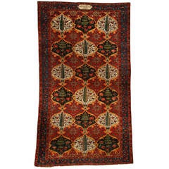 Antique Persian Bakhtiari Rug 9