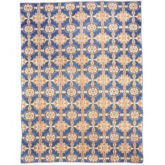 Vintage Cotton Indian Agra Rug 2