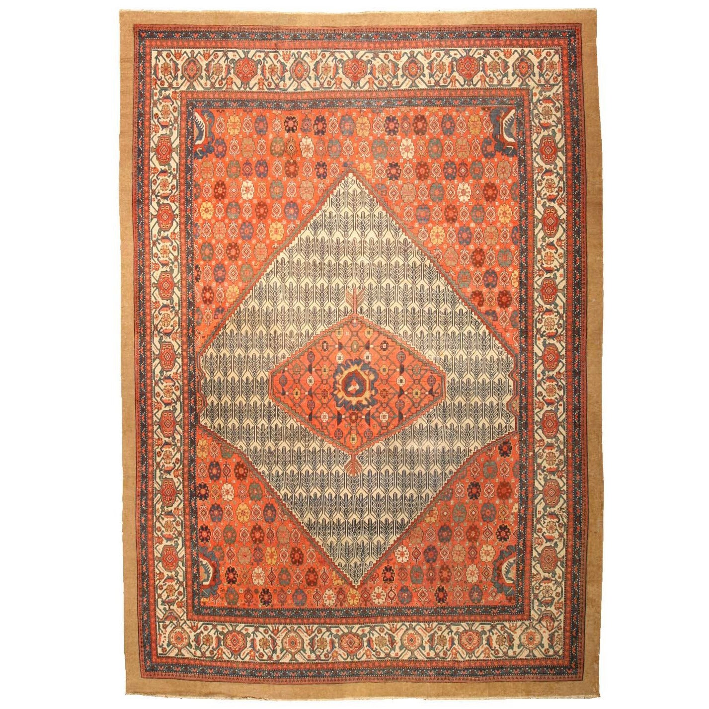 Antique Persian Malayer Rug