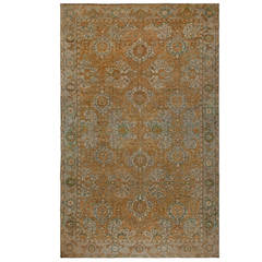 Antique Indian Agra Rug 12