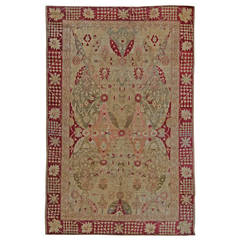 Antique Turkish Hereke Rug 7