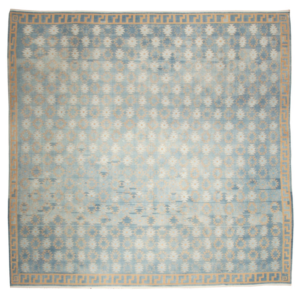 Vintage Dhurrie Rug At 1stdibs Vintage Dhurrie Rug For