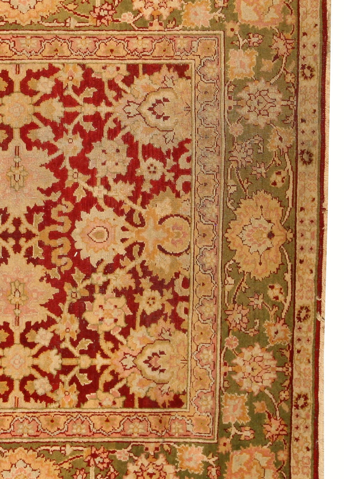 19th Century Indian Amritsar Rug In Excellent Condition In New York, NY