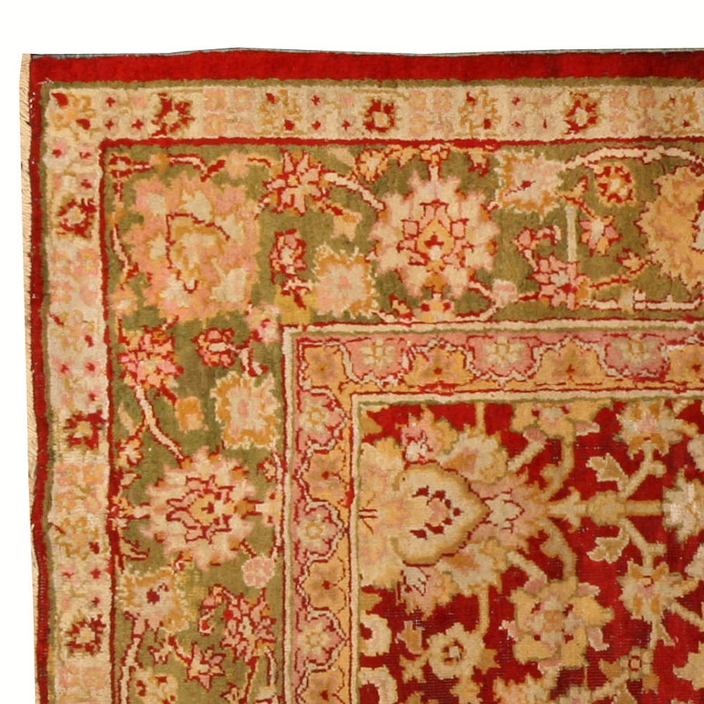 Wool 19th Century Indian Amritsar Rug