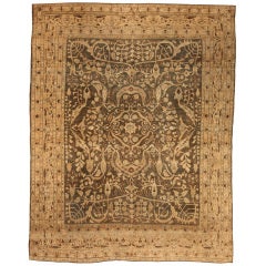 Antique Persian Tabriz  Rug