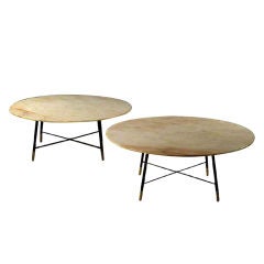 a pair of Ico Parisi tables