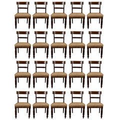 Used A Set of 20 George IV Mahogany Dining Chairs from Bath, UK