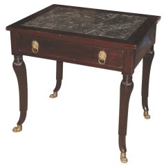 Regency Style 19th Century Anglo-Indian Mahogany Side Table