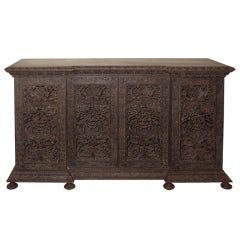 An Anglo-Indian Rosewood Credenza