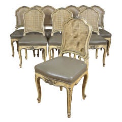 Set of 10 Louis XV Side Chairs
