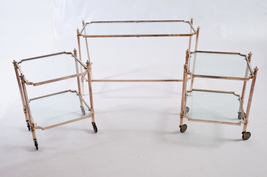 Silver Plated Nesting Tables