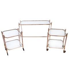 Silver Plated Nesting Tables