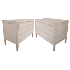 Pair of Rustic Night Stands