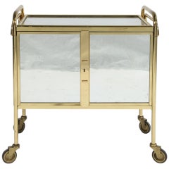 Mirrored Bar Cart By Pierre Cardin