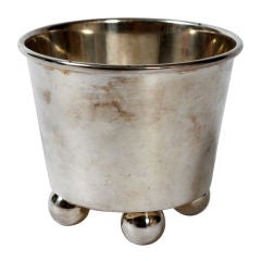 Silver Plated Bowl by Yves Halard Silver Plated Bowl by Yves Halard