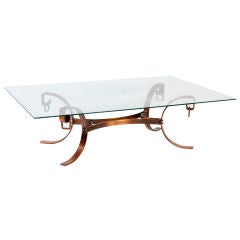 Modern Copper Coffee Table