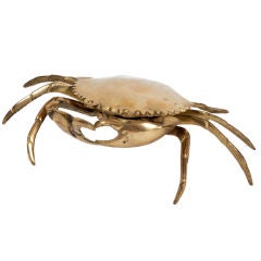 Decorative Brass Crab