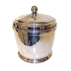 Antique 1920's Silver Plated Ice Bucket