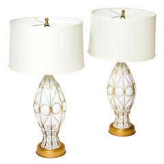 Pair of Marbro Venetian Table Lamps