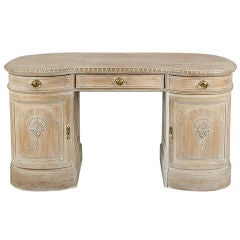 English Cerused Oak Desk English Cerused Oak Desk