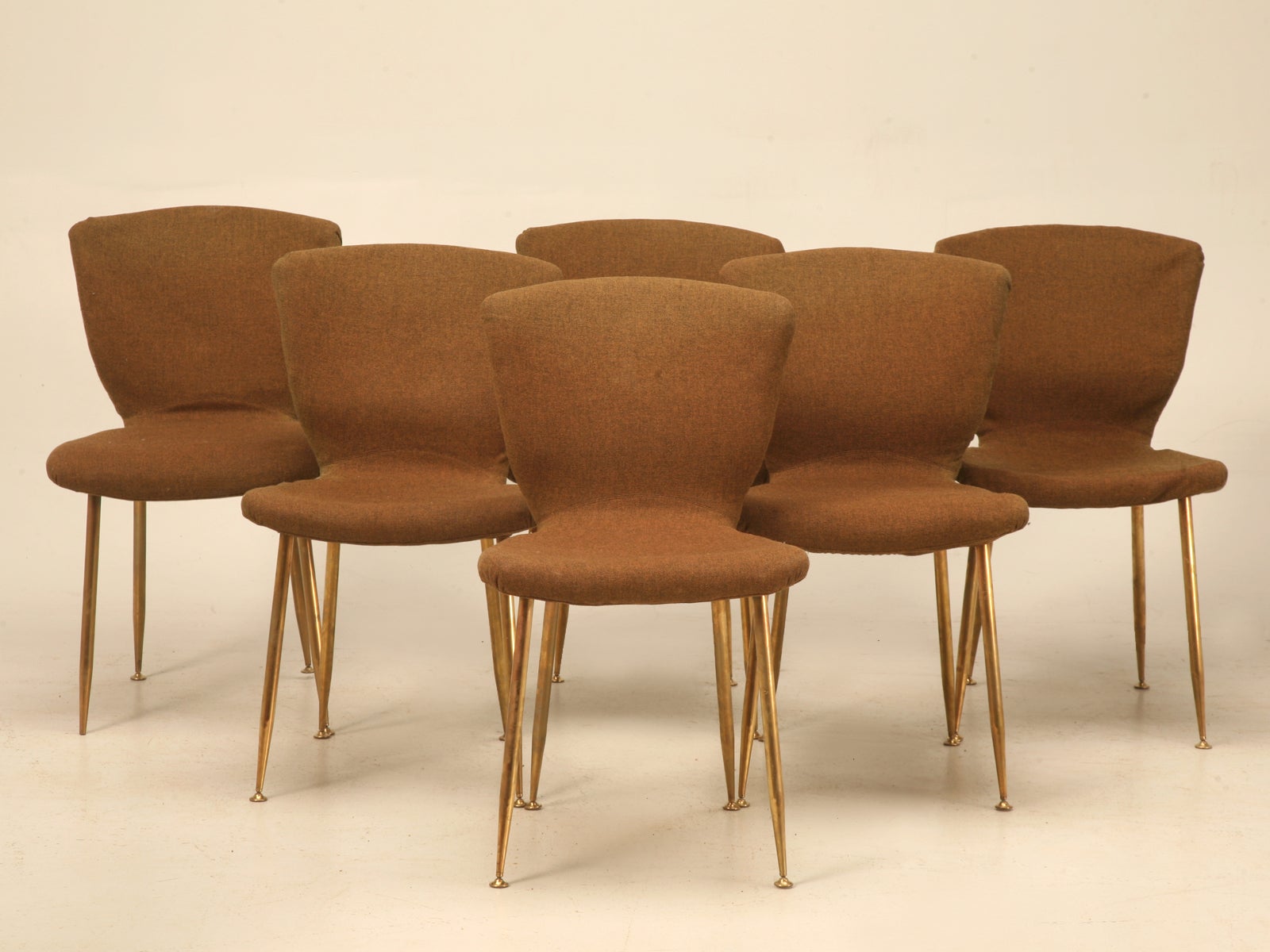 Optimum Set of 6 Original Vintage French "Sognot" Side Chairs by AR Flex