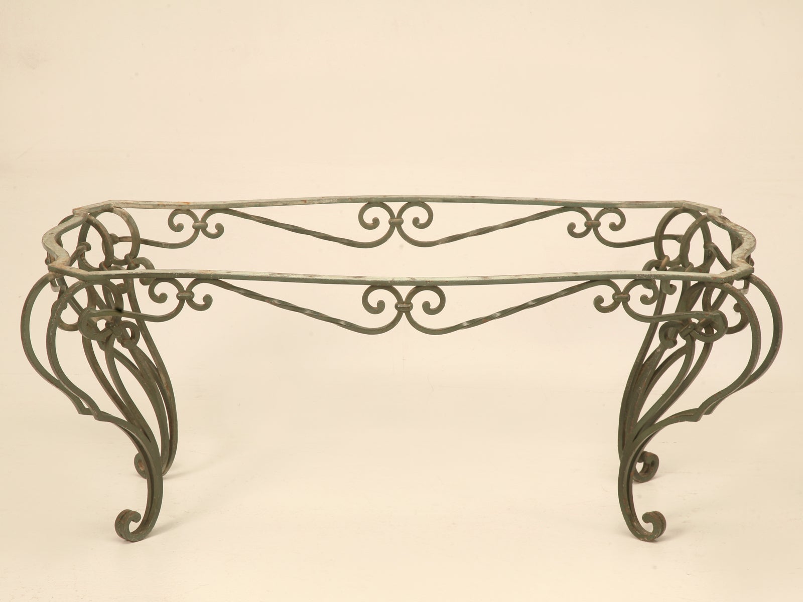 Vintage French Wrought Iron Cocktail Table Base