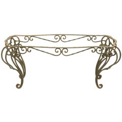 Used French Wrought Iron Cocktail Table Base