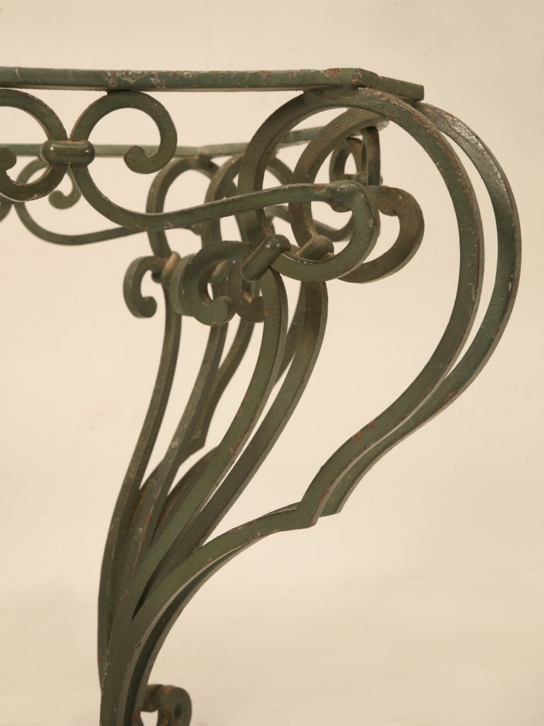 20th Century Vintage French Wrought Iron Cocktail Table Base