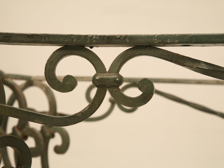 Vintage French Wrought Iron Cocktail Table Base 2