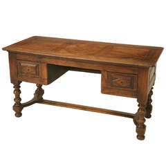Antique 18th-19th Century French Louis XIII Cherry Wood Desk