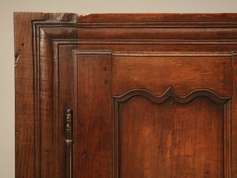 Rustic C1650 French Armoire From Brittany