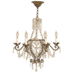 Vintage Beaded and Crystal Chandelier