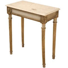 Circa 1840 All-Original French Louis XVI Console Table