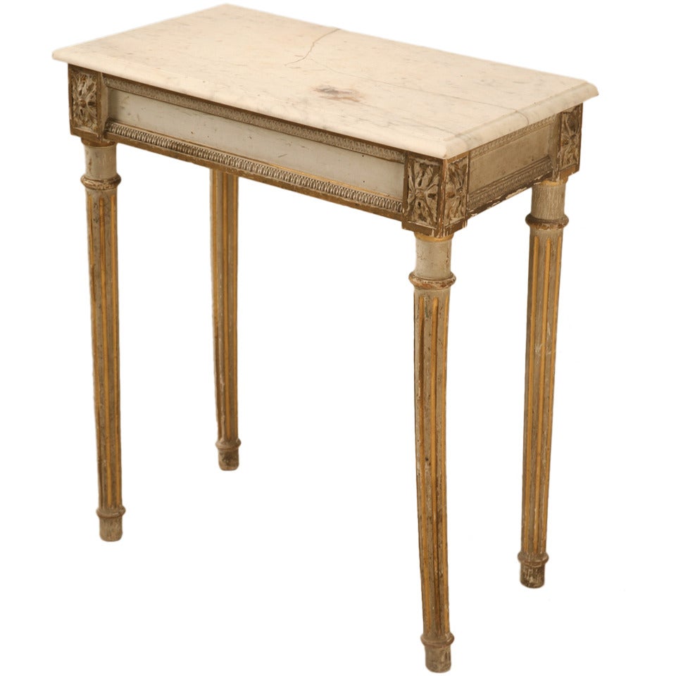 Circa 1840 All-Original French Louis XVI Console Table